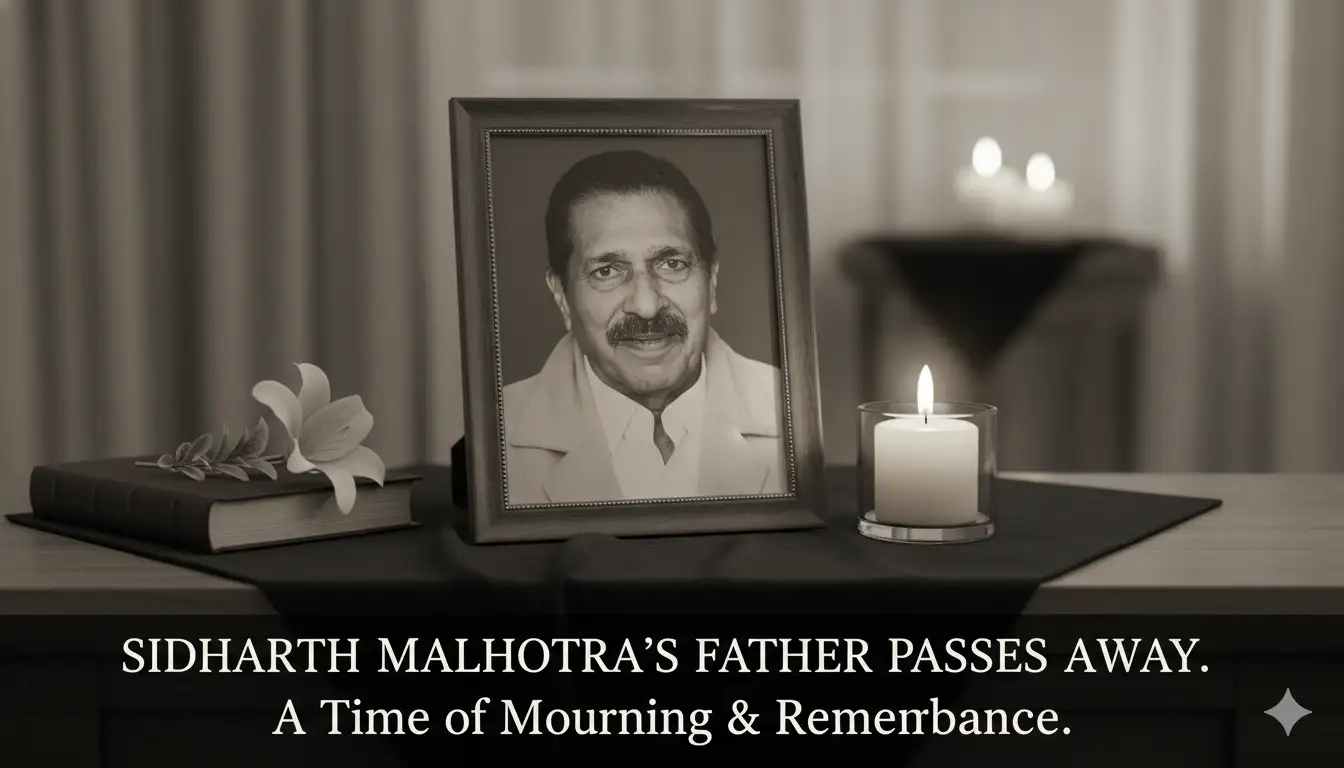 Sidharth Malhotra এর বাবা চলে গেলেন, আবেগঘন পোস্টে লিখলেন 'তুমিই আমায় গড়েছ'