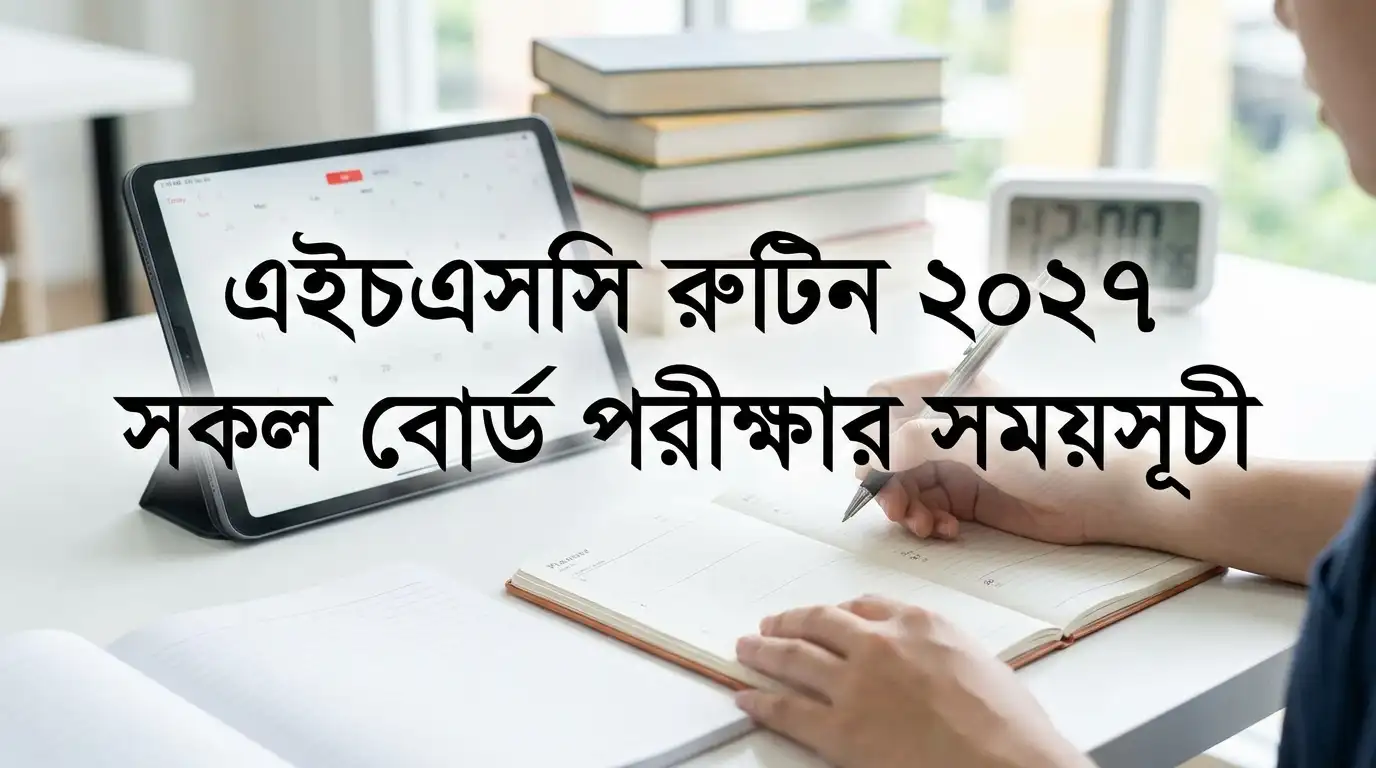 HSC রুটিন ২০২৭ সকল বোর্ডের পরীক্ষার সময়সূচী, PDF ডাউনলোড ও প্রস্তুতি গাইড