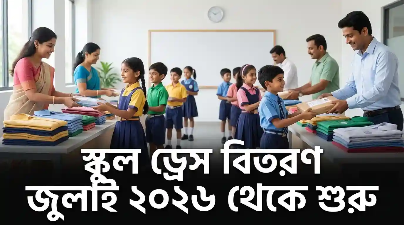 ২০২৬ সালের জুলাই থেকে স্কুলড্রেস বিতরণ শুরু, শিক্ষায় নতুন উদ্যোগে বদলাবে দেশের ভবিষ্যৎ