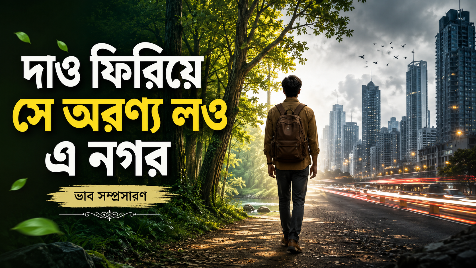 দাও ফিরিয়ে সে অরণ্য লও এ নগর ভাব সম্প্রসারণ
